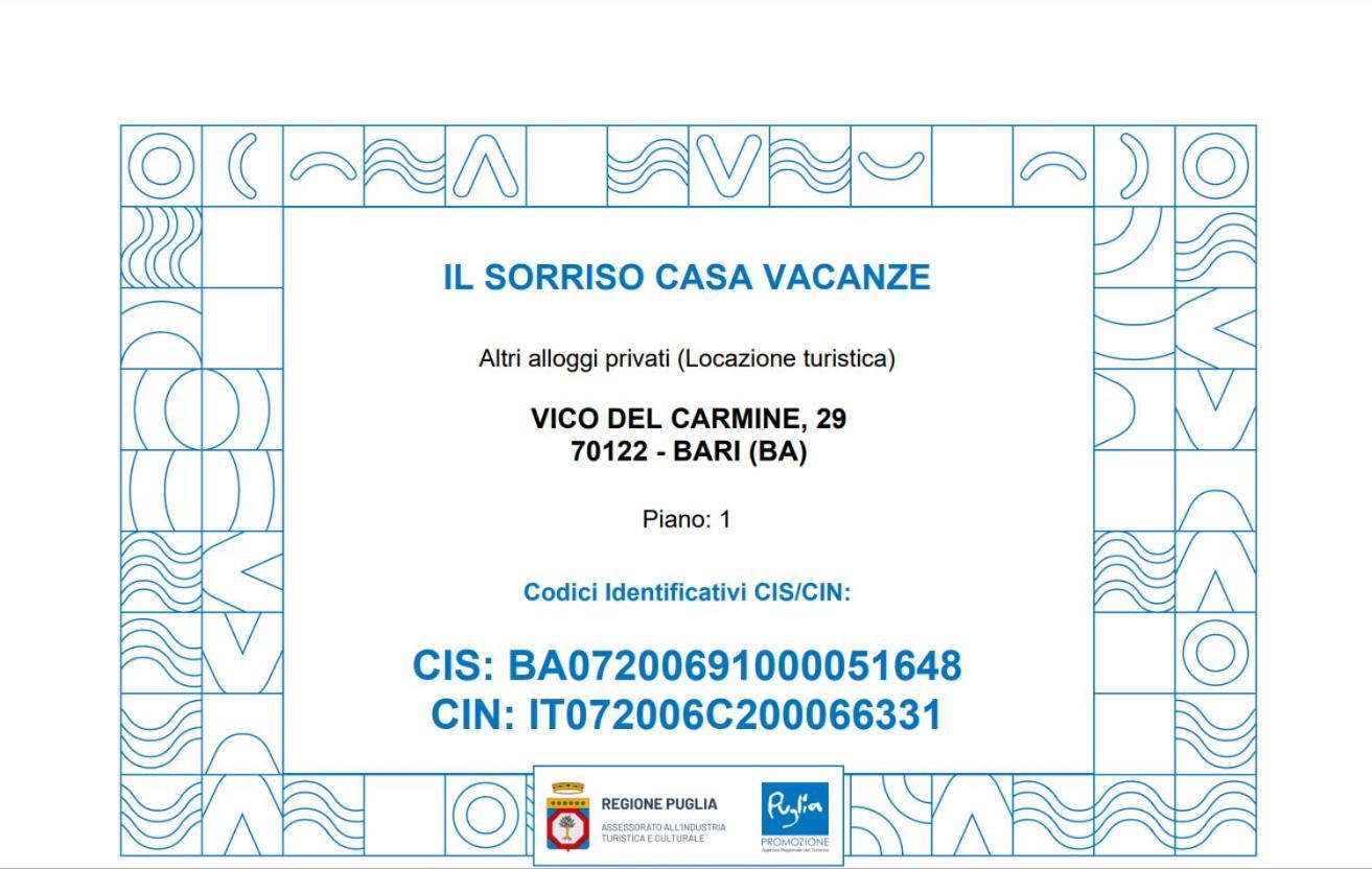 Il Sorriso Casa Vacanze Bari Ngoại thất bức ảnh